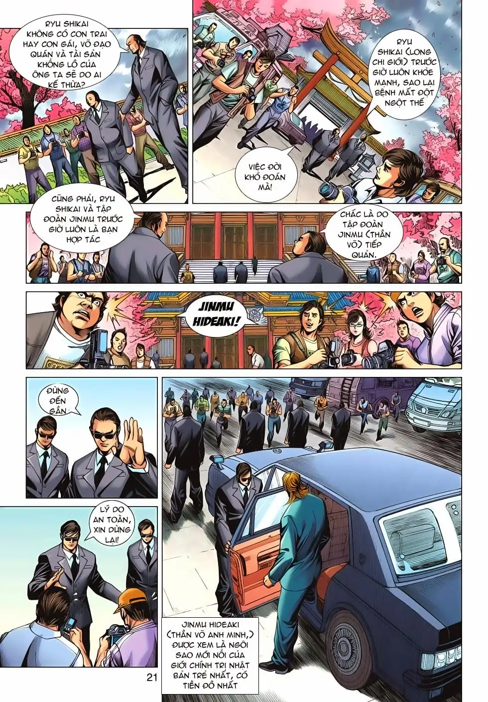 Truyện Tranh Tân Tác Long Hổ Môn trang 4