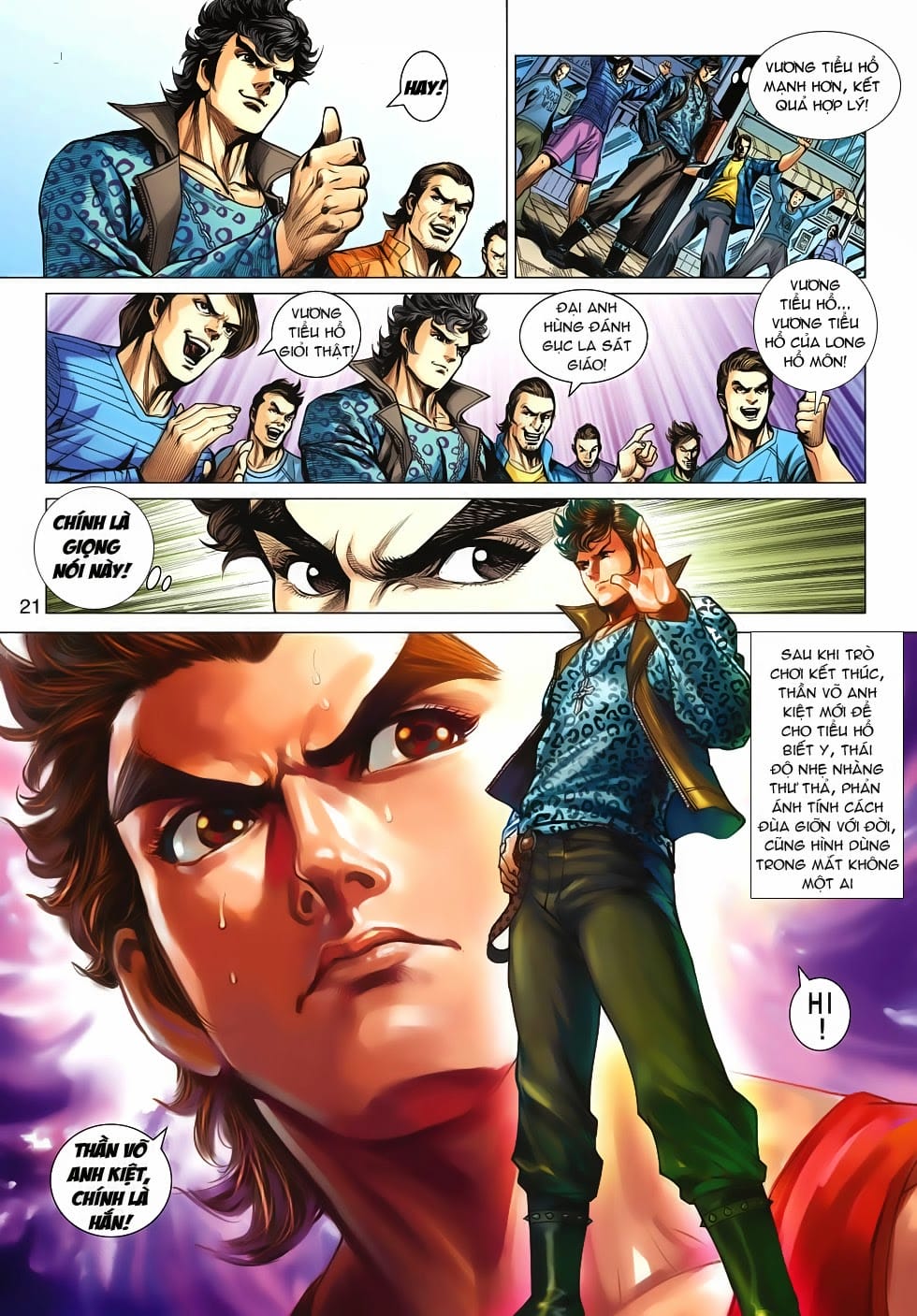 Truyện Tranh Tân Tác Long Hổ Môn trang 4