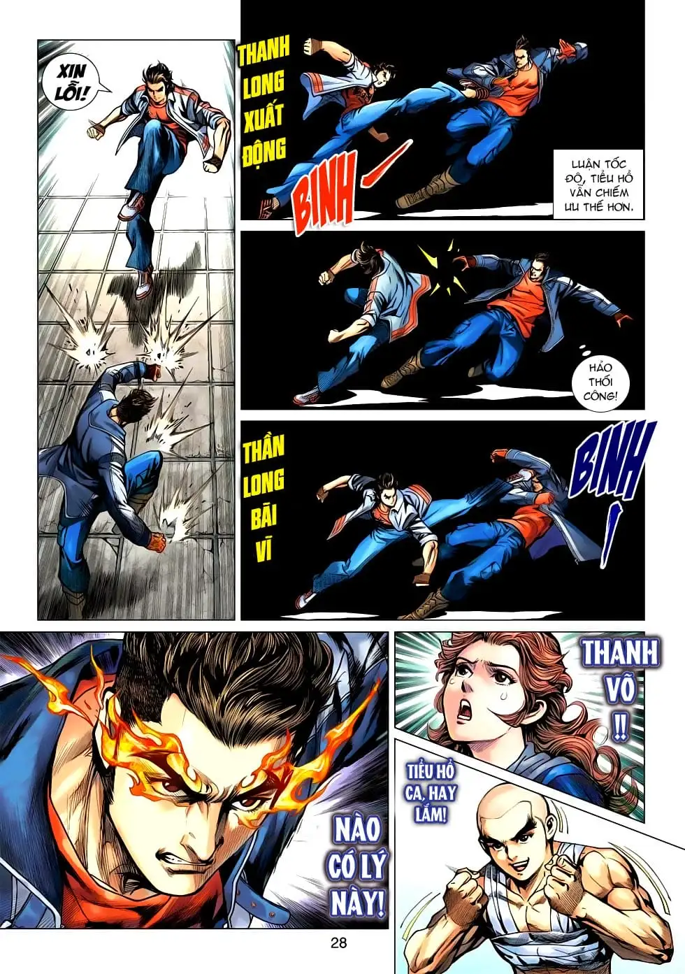 Truyện Tranh Tân Tác Long Hổ Môn trang 4