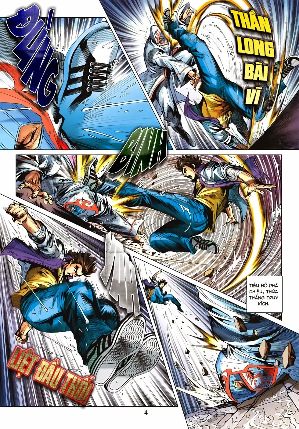 Truyện Tranh Tân Tác Long Hổ Môn trang 4