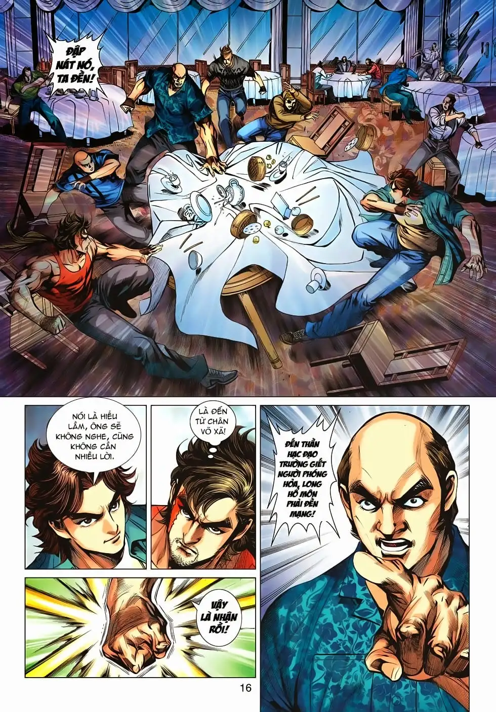 Truyện Tranh Tân Tác Long Hổ Môn trang 4