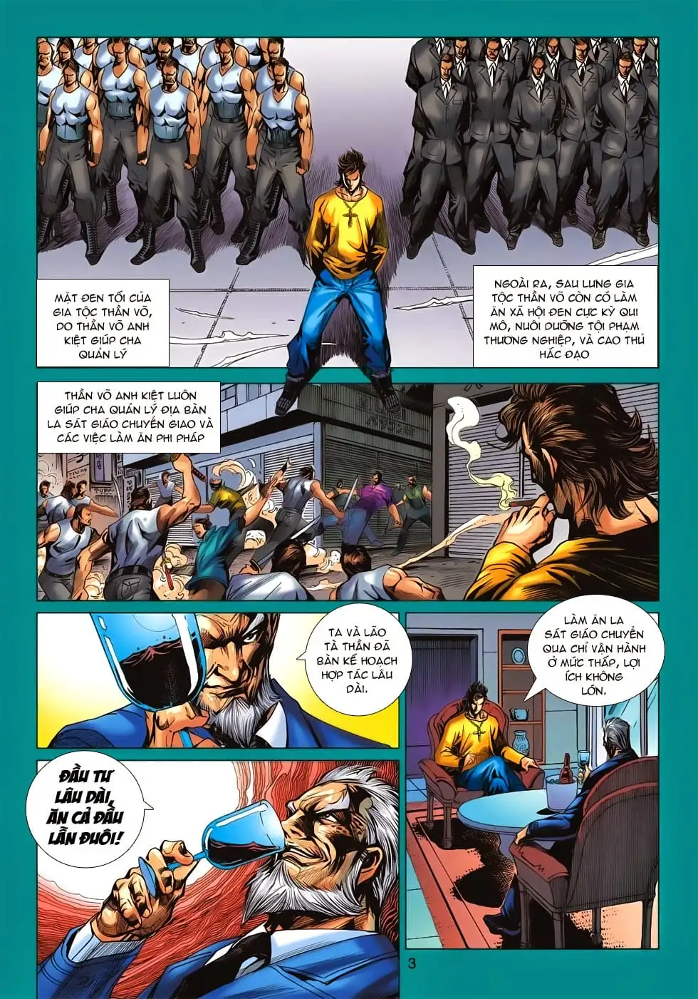 Truyện Tranh Tân Tác Long Hổ Môn trang 4