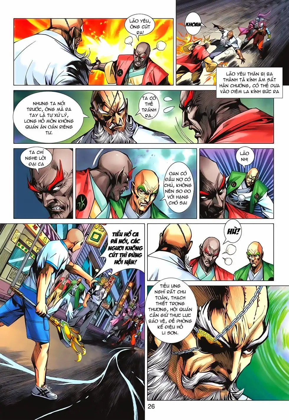 Truyện Tranh Tân Tác Long Hổ Môn trang 4