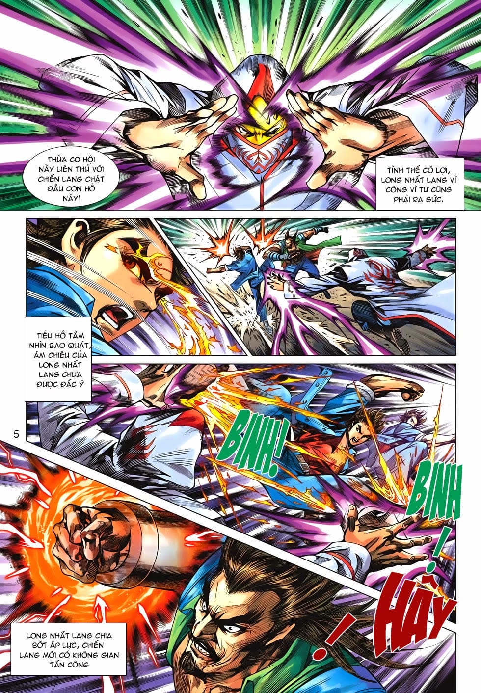 Truyện Tranh Tân Tác Long Hổ Môn trang 4