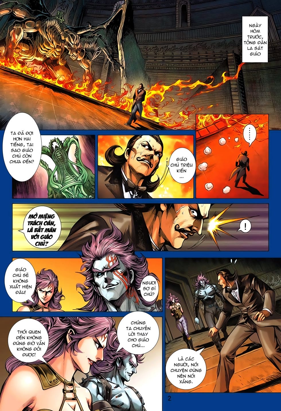 Truyện Tranh Tân Tác Long Hổ Môn trang 4