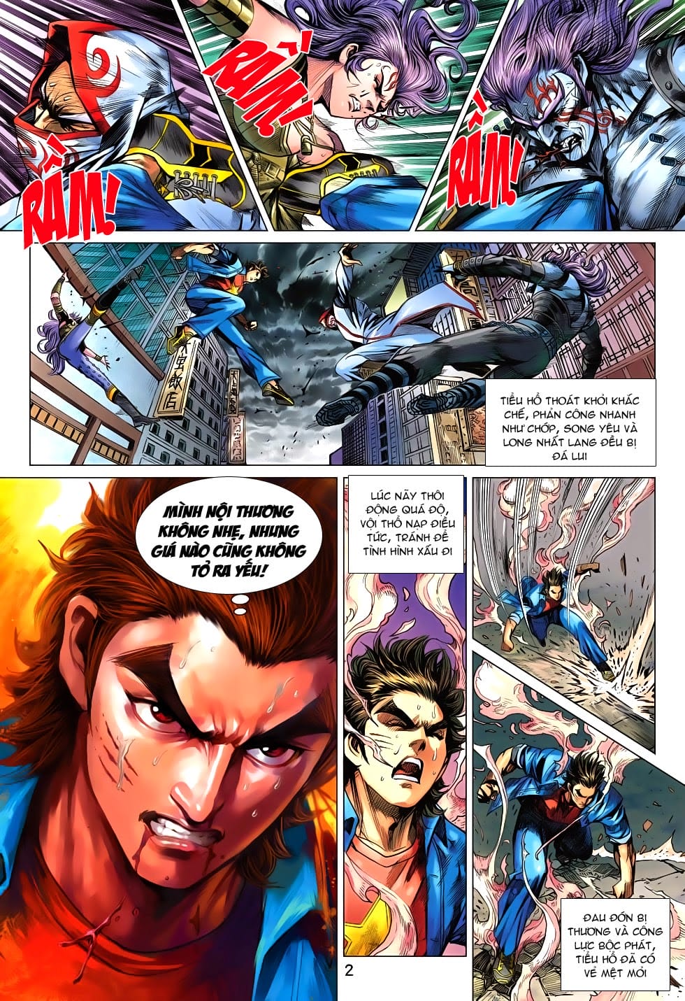 Truyện Tranh Tân Tác Long Hổ Môn trang 4