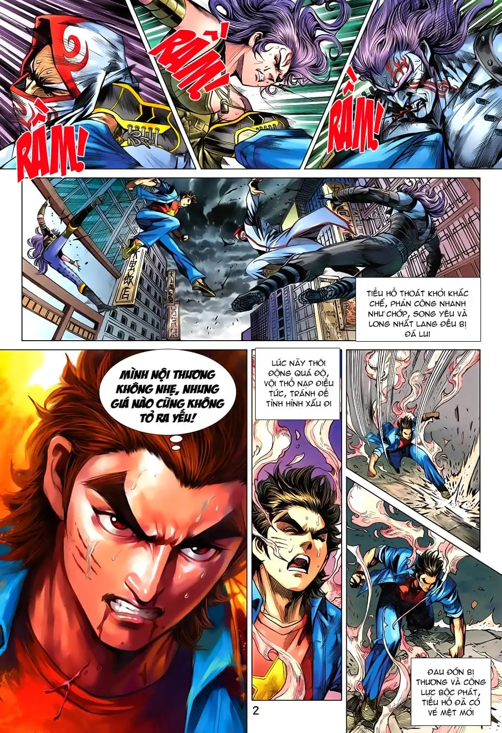 Truyện Tranh Tân Tác Long Hổ Môn trang 4