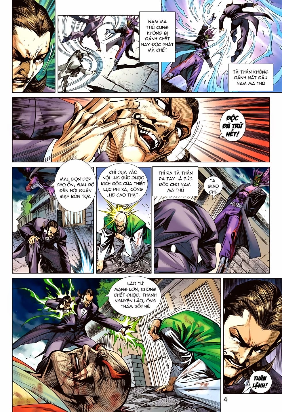 Truyện Tranh Tân Tác Long Hổ Môn trang 4