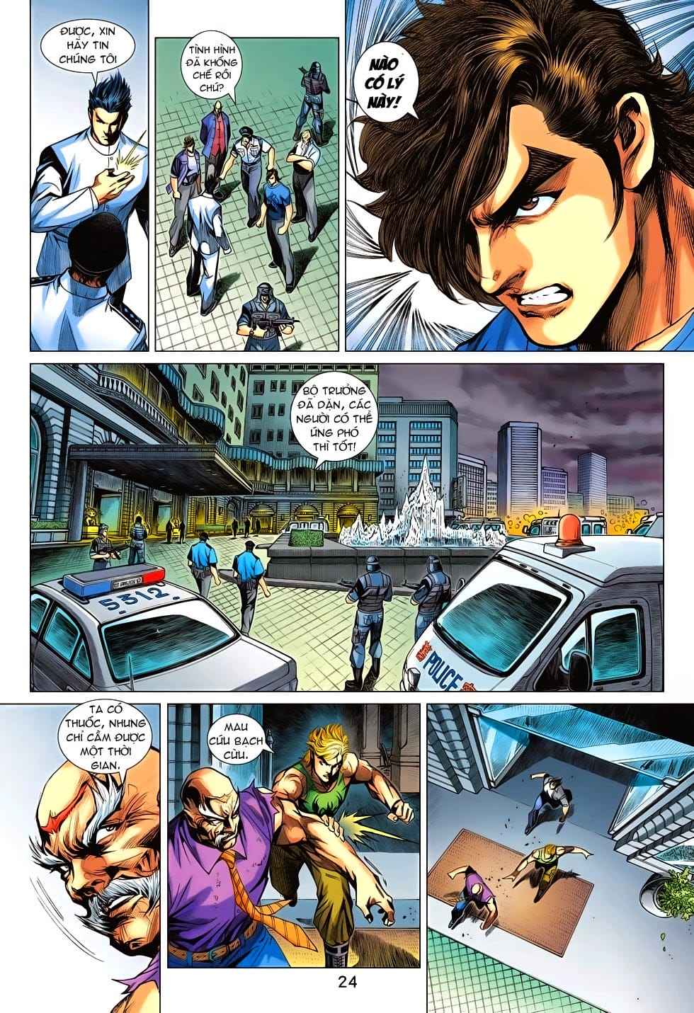 Truyện Tranh Tân Tác Long Hổ Môn trang 4