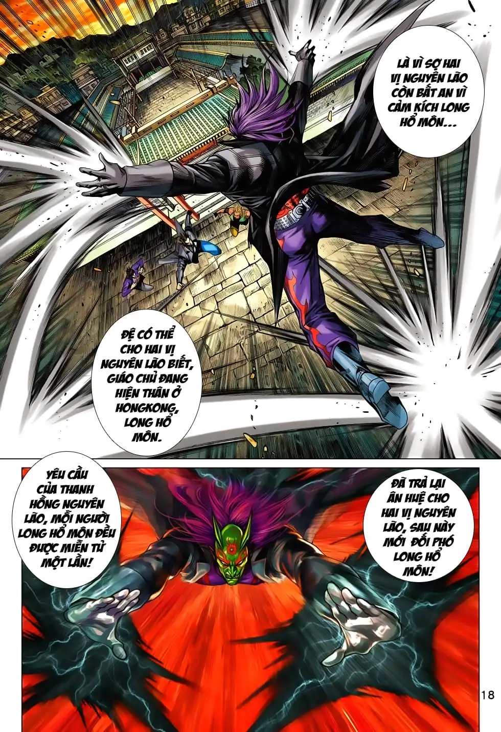 Truyện Tranh Tân Tác Long Hổ Môn trang 4