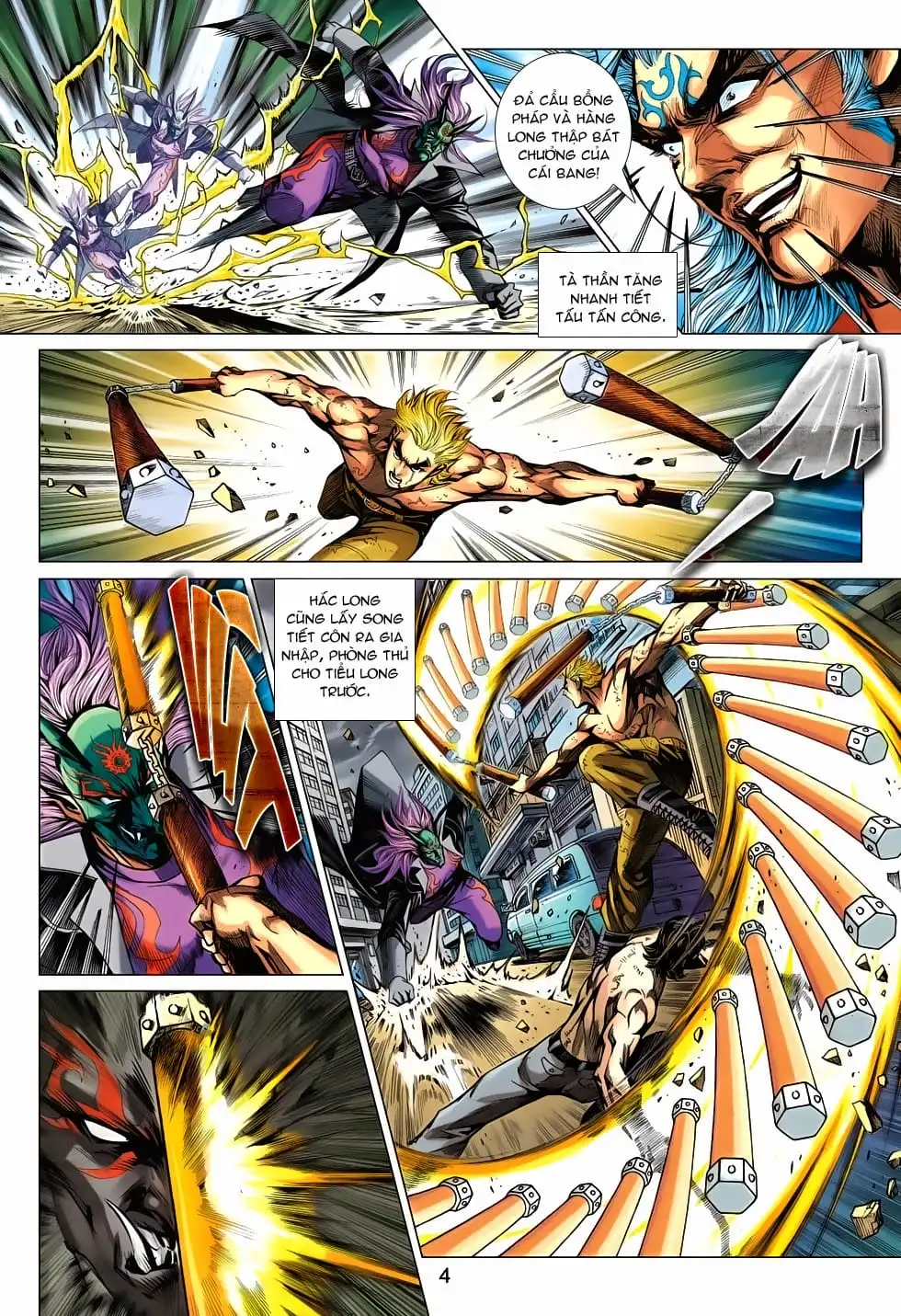 Truyện Tranh Tân Tác Long Hổ Môn trang 4
