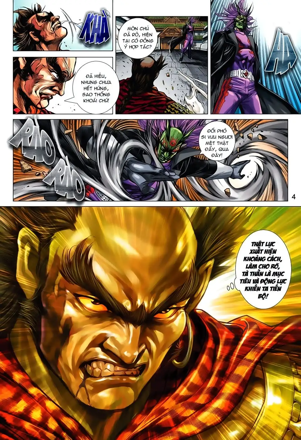 Truyện Tranh Tân Tác Long Hổ Môn trang 4