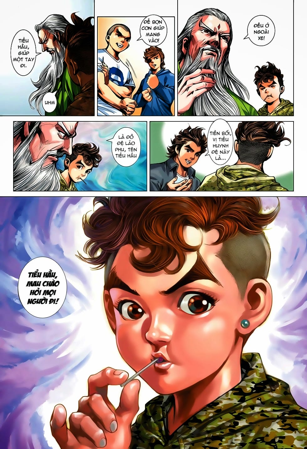 Truyện Tranh Tân Tác Long Hổ Môn trang 4