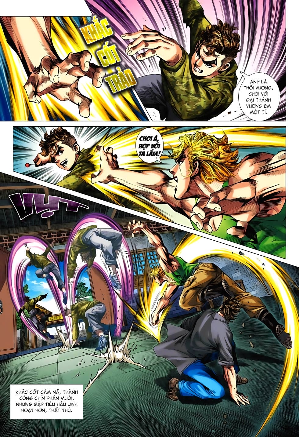 Truyện Tranh Tân Tác Long Hổ Môn trang 4