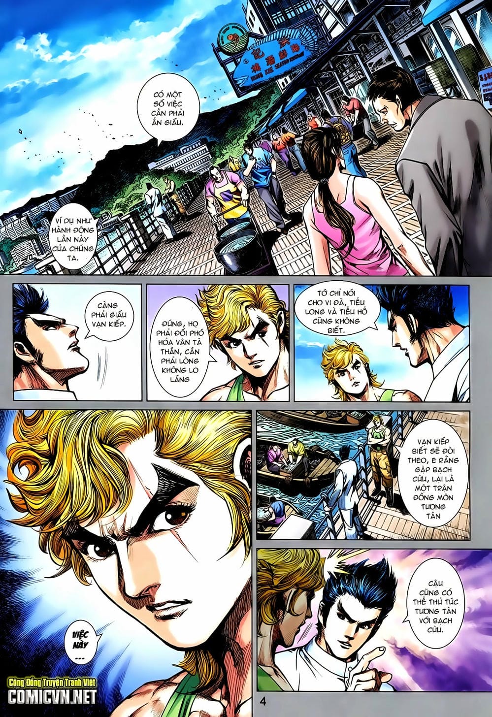 Truyện Tranh Tân Tác Long Hổ Môn trang 4