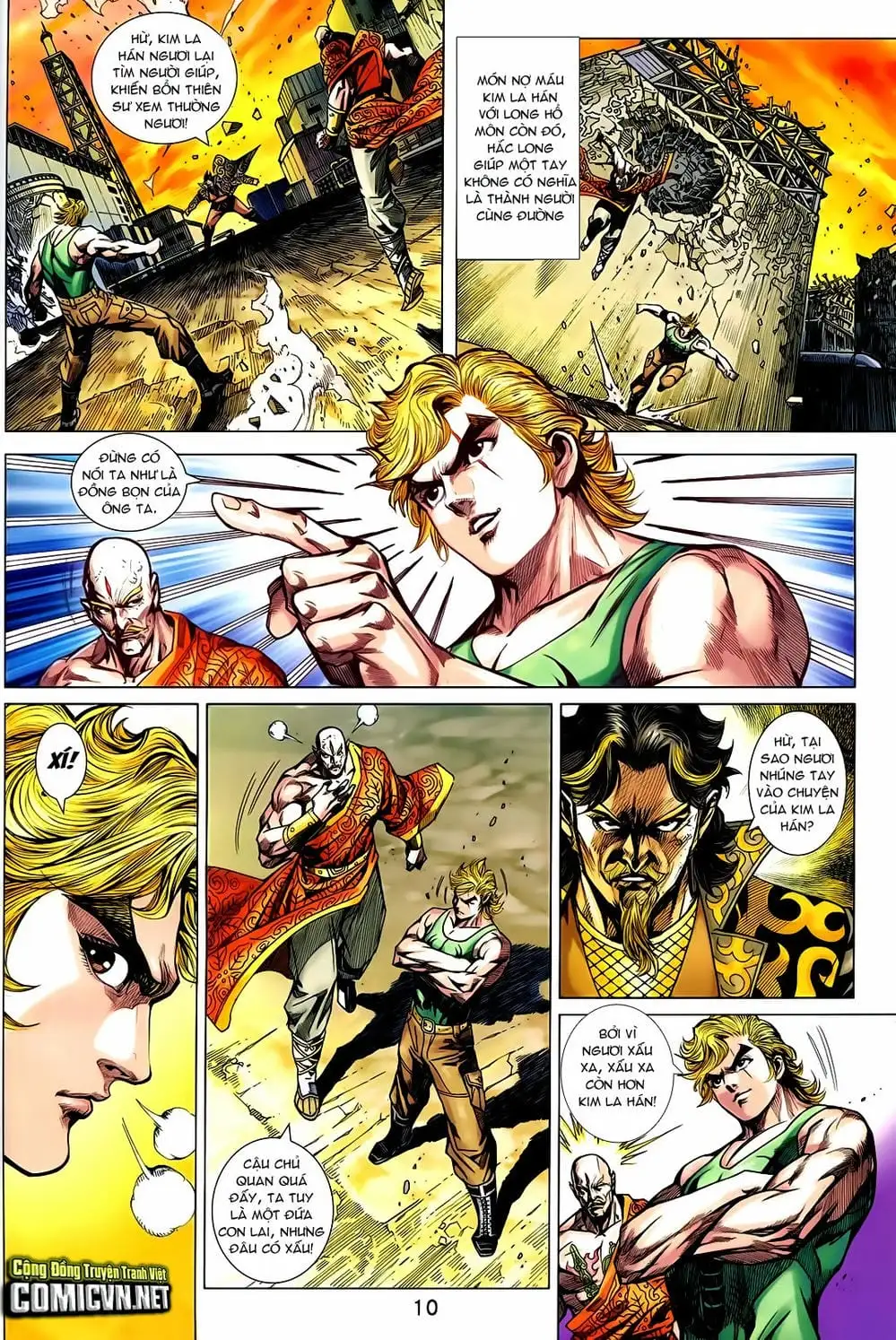 Truyện Tranh Tân Tác Long Hổ Môn trang 4