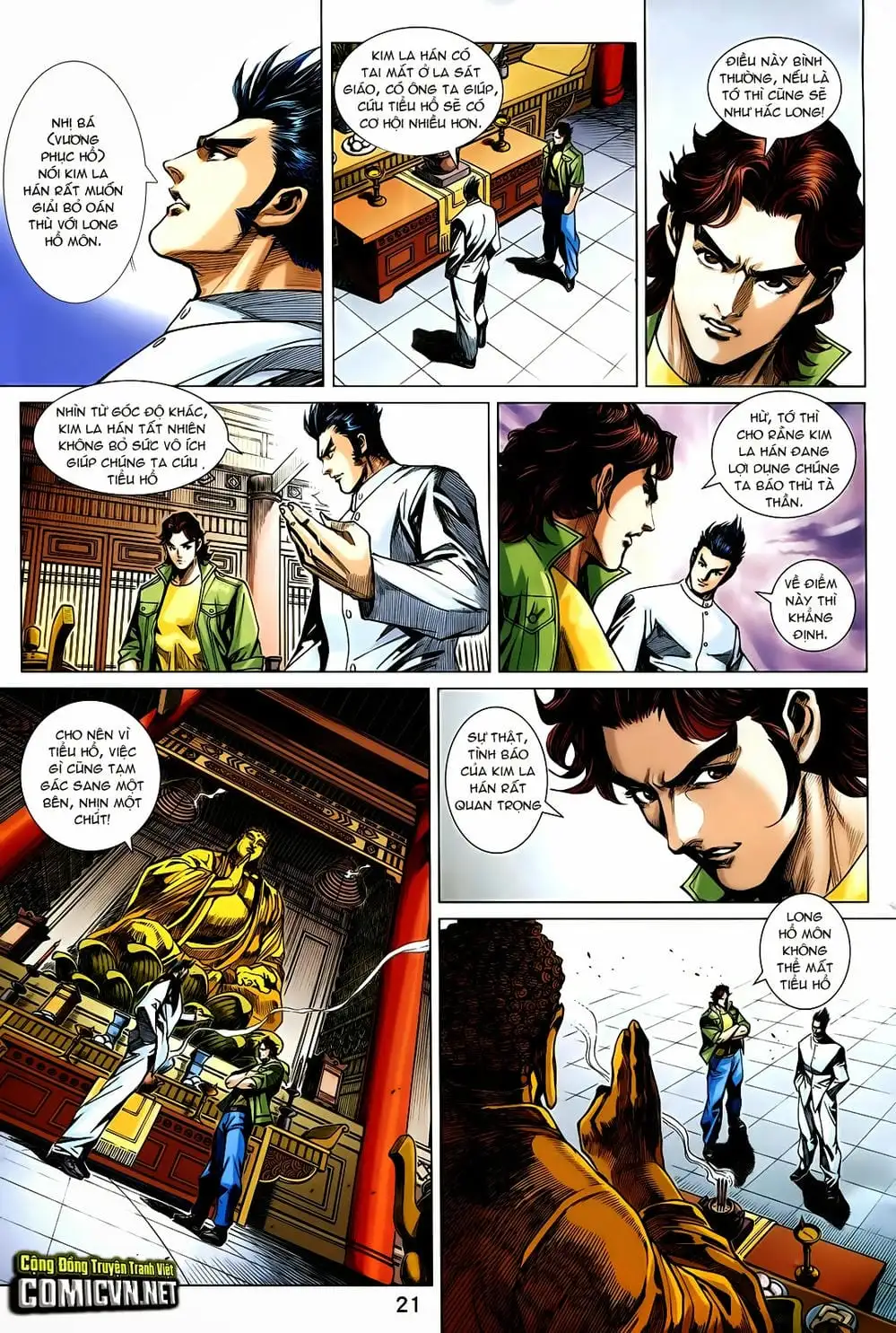Truyện Tranh Tân Tác Long Hổ Môn trang 4
