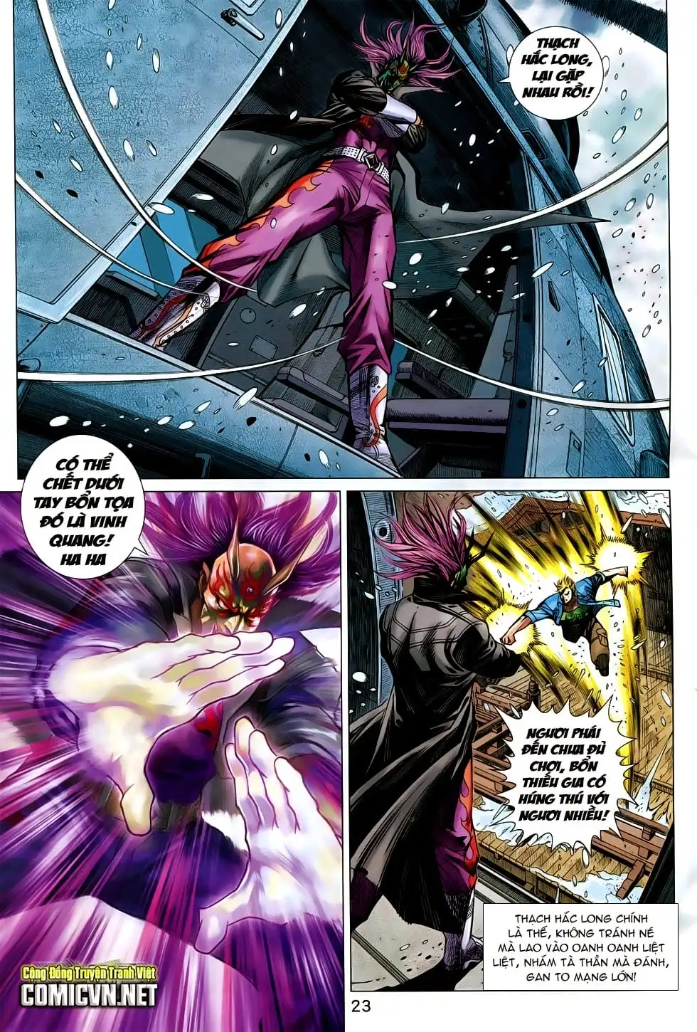 Truyện Tranh Tân Tác Long Hổ Môn trang 4