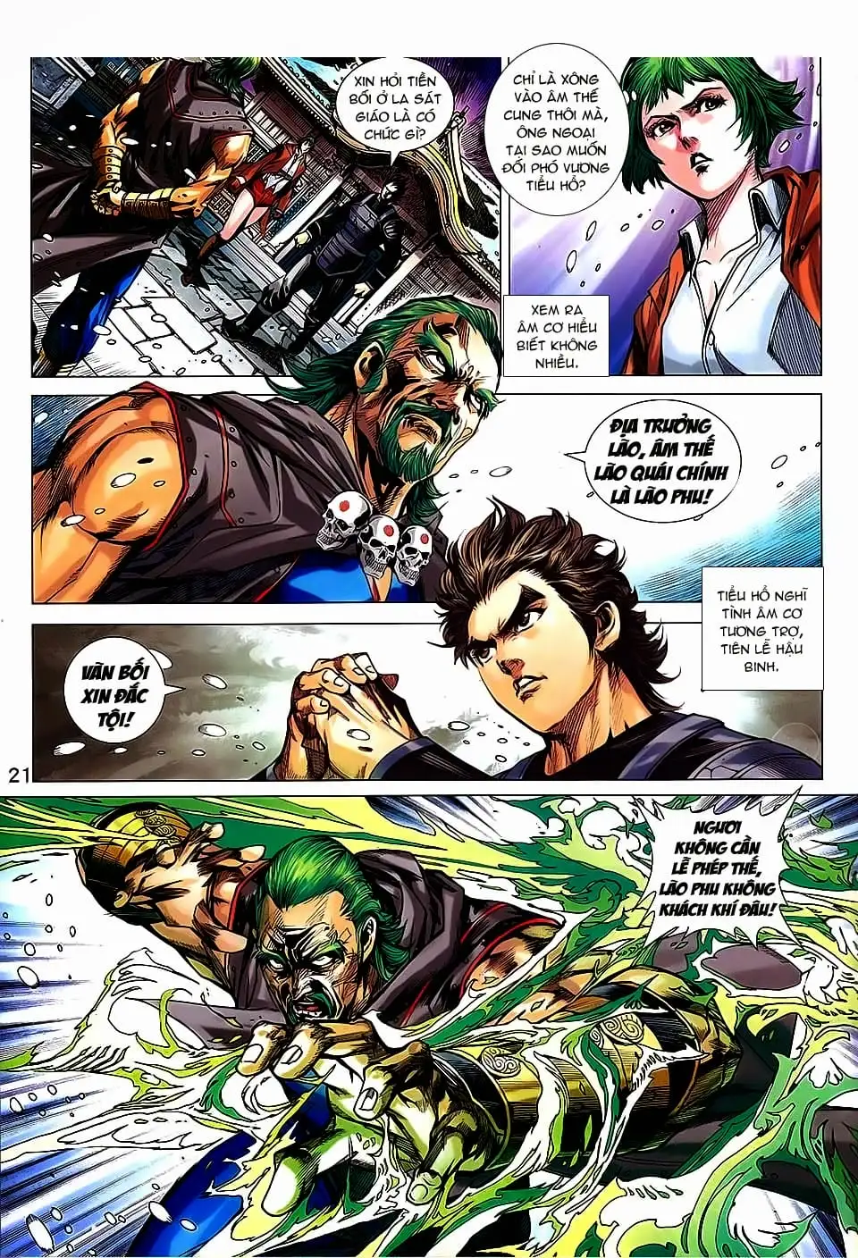 Truyện Tranh Tân Tác Long Hổ Môn trang 4