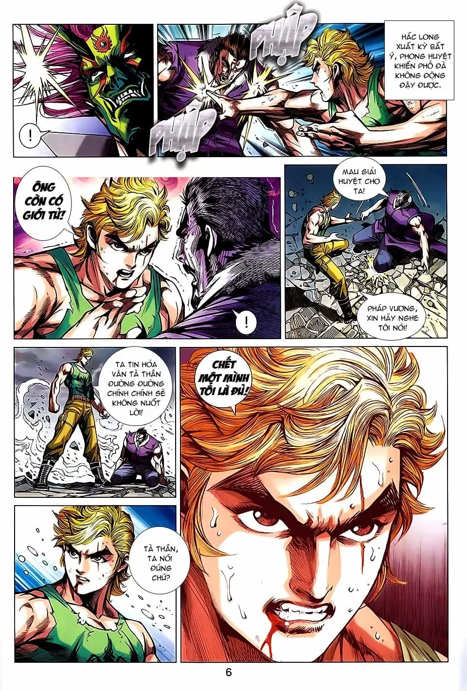 Truyện Tranh Tân Tác Long Hổ Môn trang 4