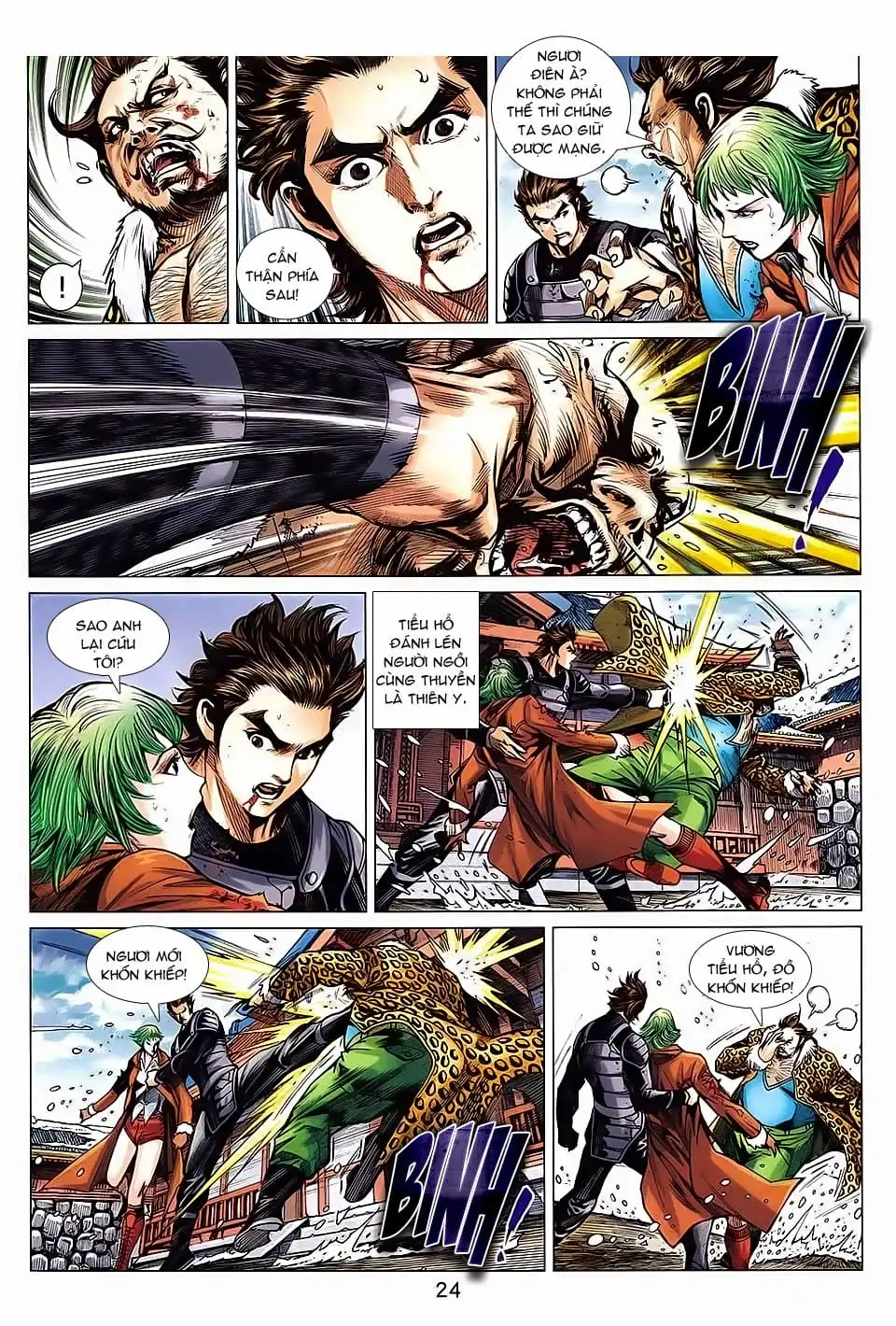 Truyện Tranh Tân Tác Long Hổ Môn trang 4