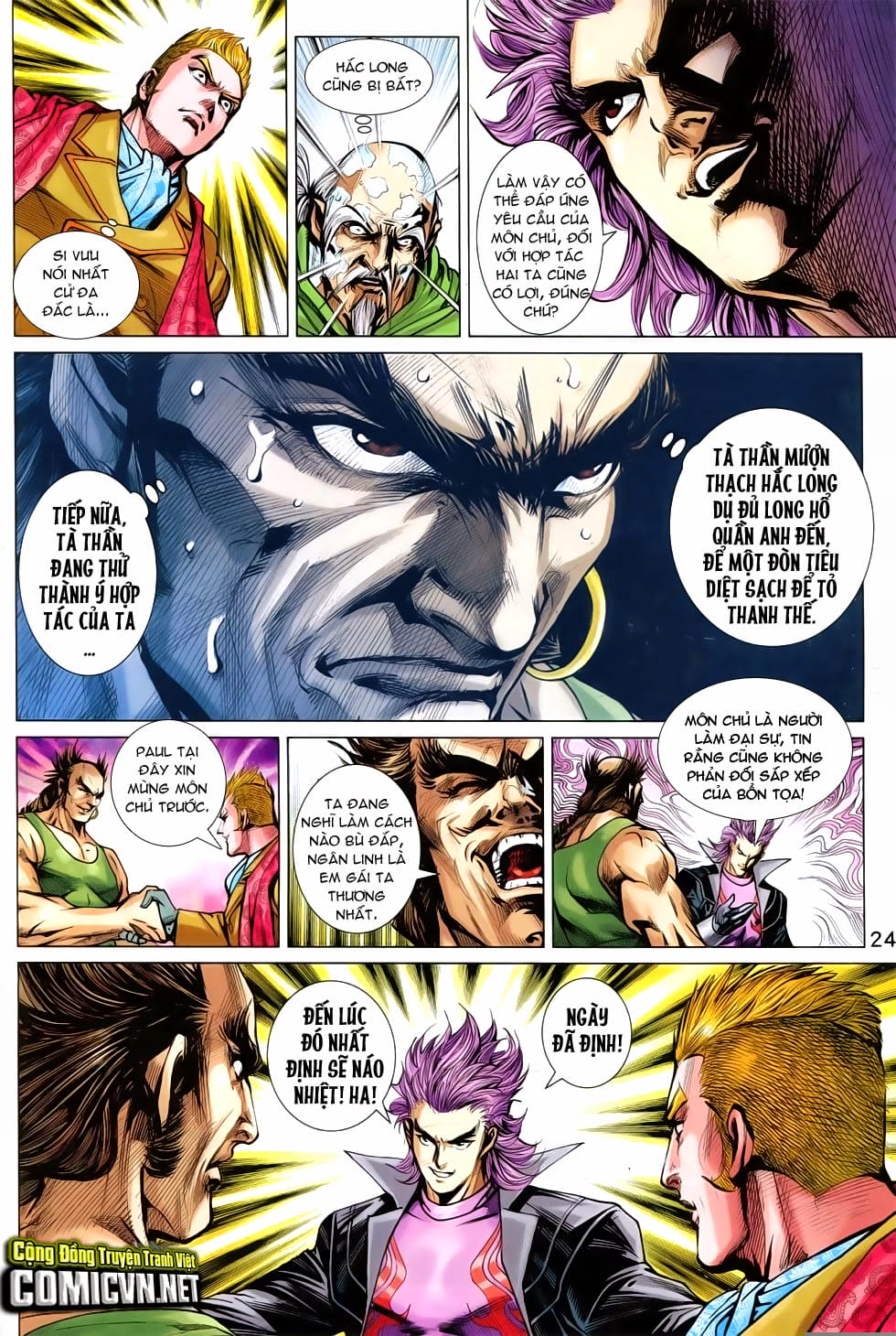 Truyện Tranh Tân Tác Long Hổ Môn trang 4