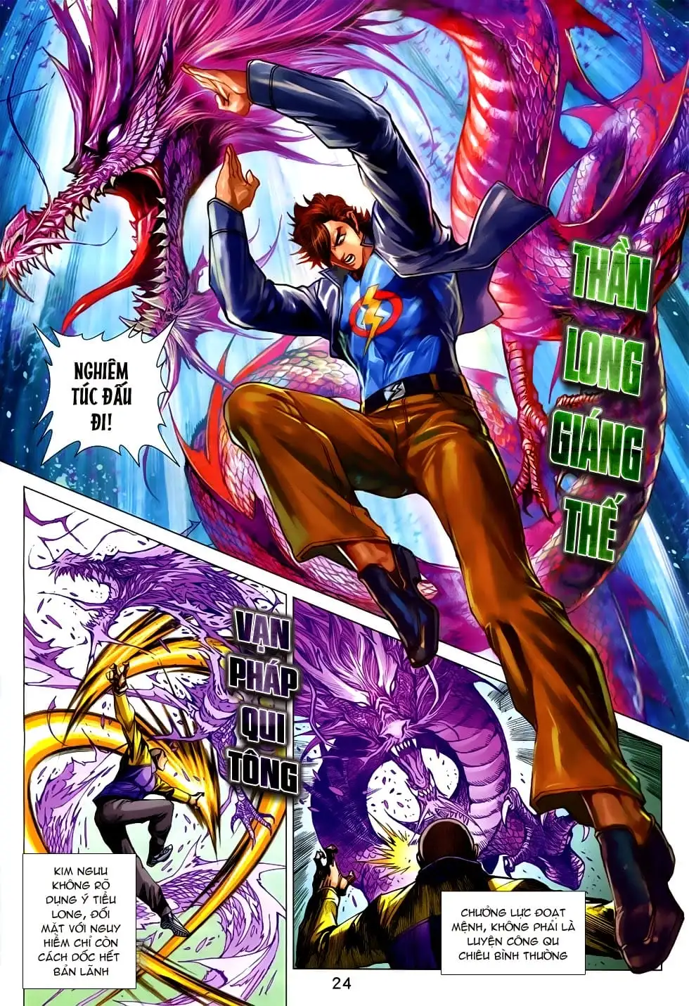 Truyện Tranh Tân Tác Long Hổ Môn trang 4