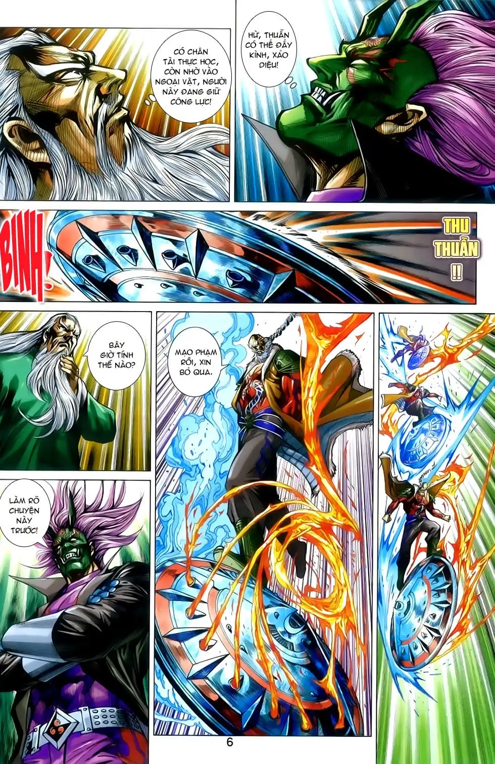 Truyện Tranh Tân Tác Long Hổ Môn trang 4