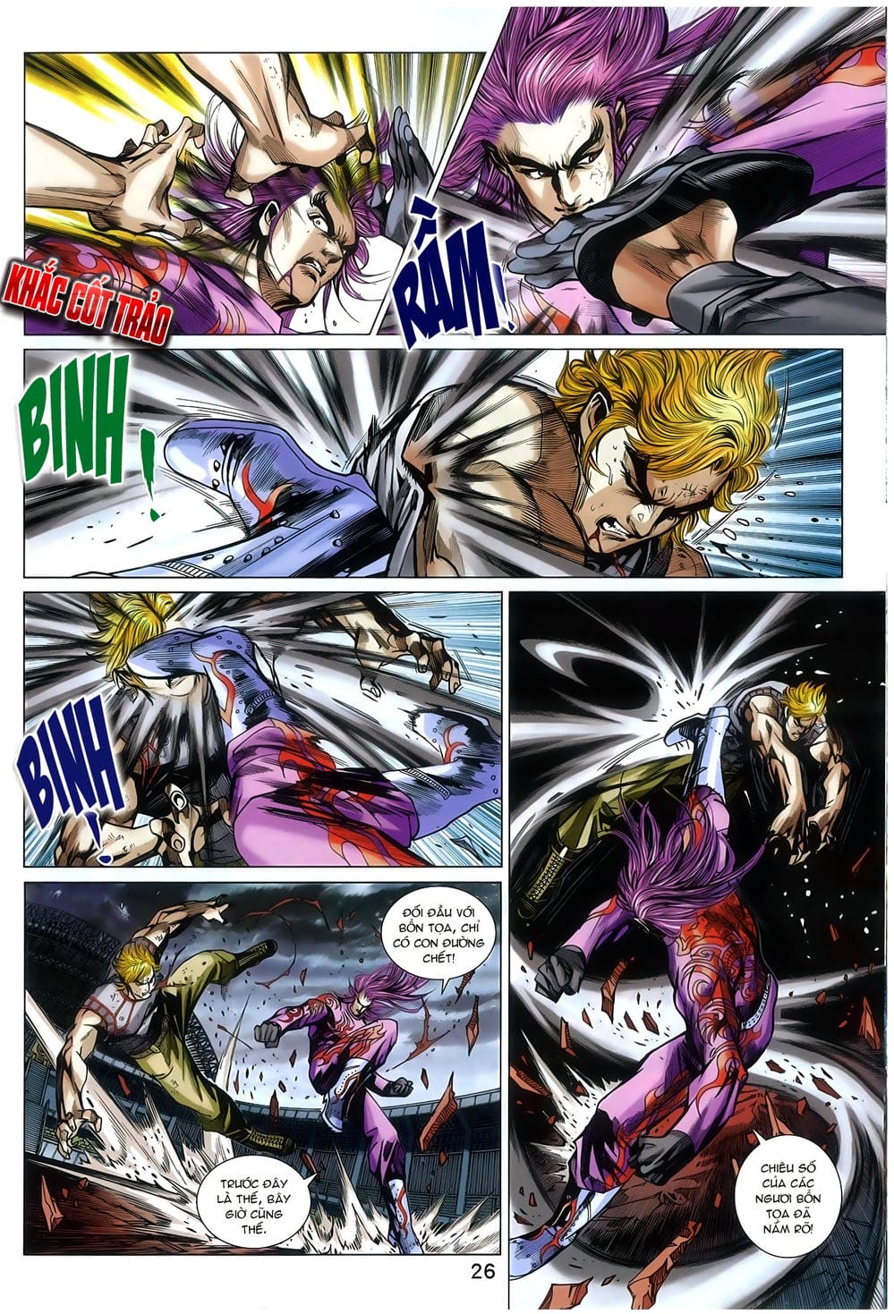 Truyện Tranh Tân Tác Long Hổ Môn trang 4