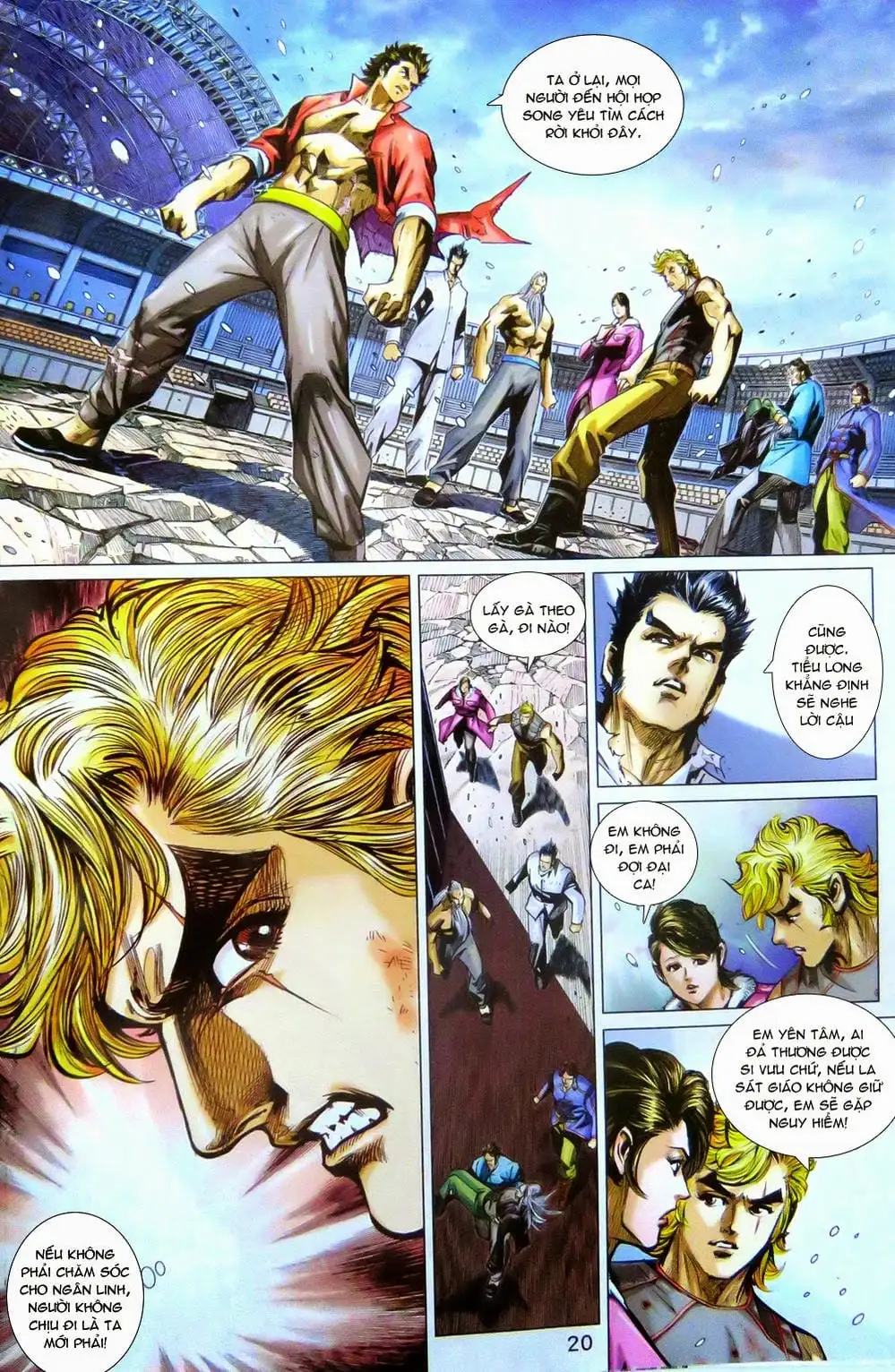 Truyện Tranh Tân Tác Long Hổ Môn trang 4