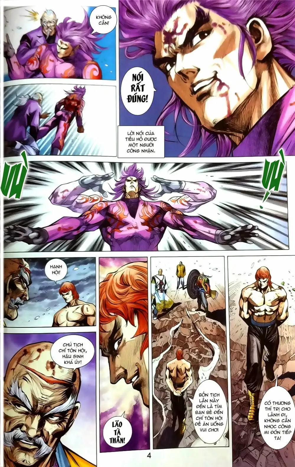 Truyện Tranh Tân Tác Long Hổ Môn trang 4