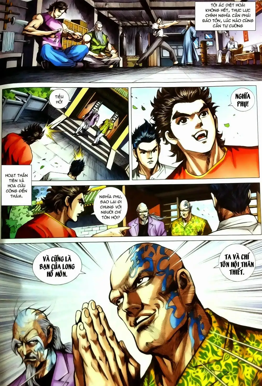 Truyện Tranh Tân Tác Long Hổ Môn trang 4