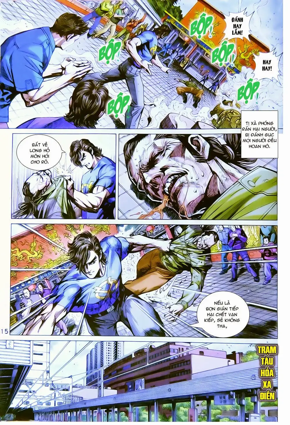 Truyện Tranh Tân Tác Long Hổ Môn trang 4