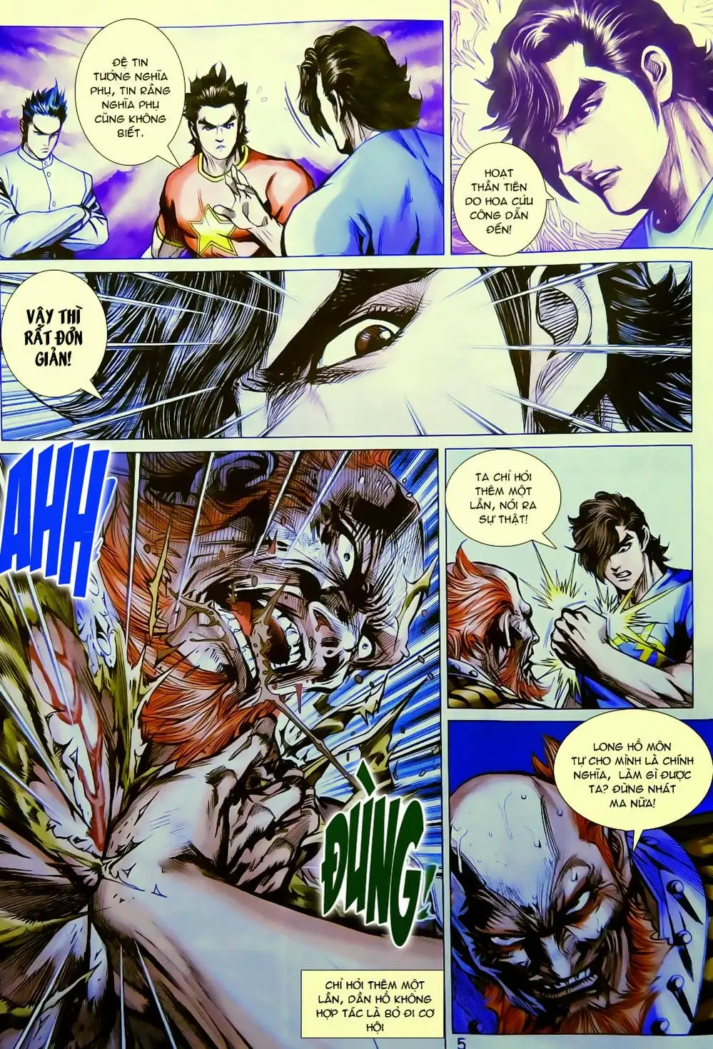 Truyện Tranh Tân Tác Long Hổ Môn trang 4