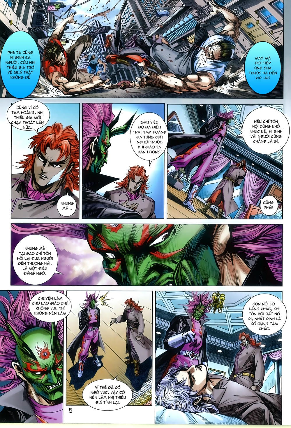 Truyện Tranh Tân Tác Long Hổ Môn trang 4