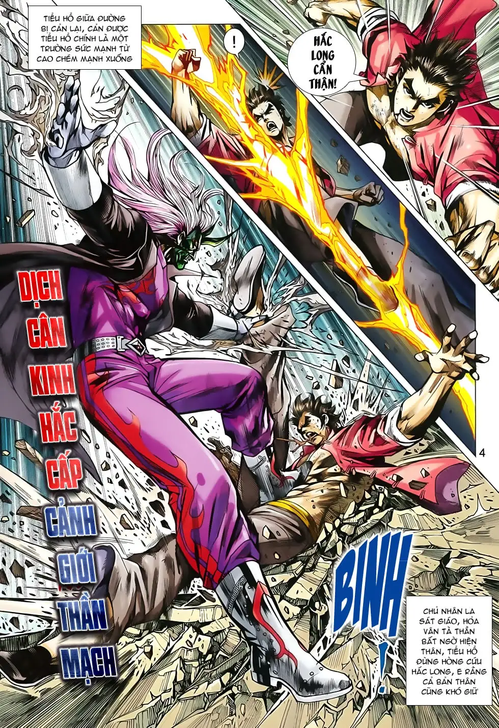 Truyện Tranh Tân Tác Long Hổ Môn trang 4