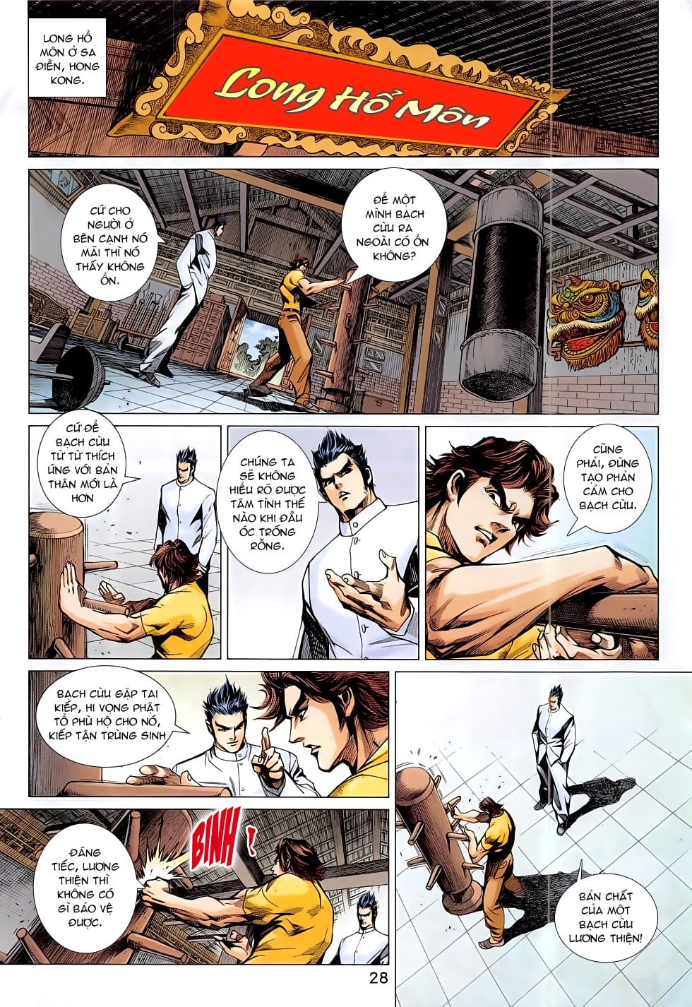 Truyện Tranh Tân Tác Long Hổ Môn trang 4
