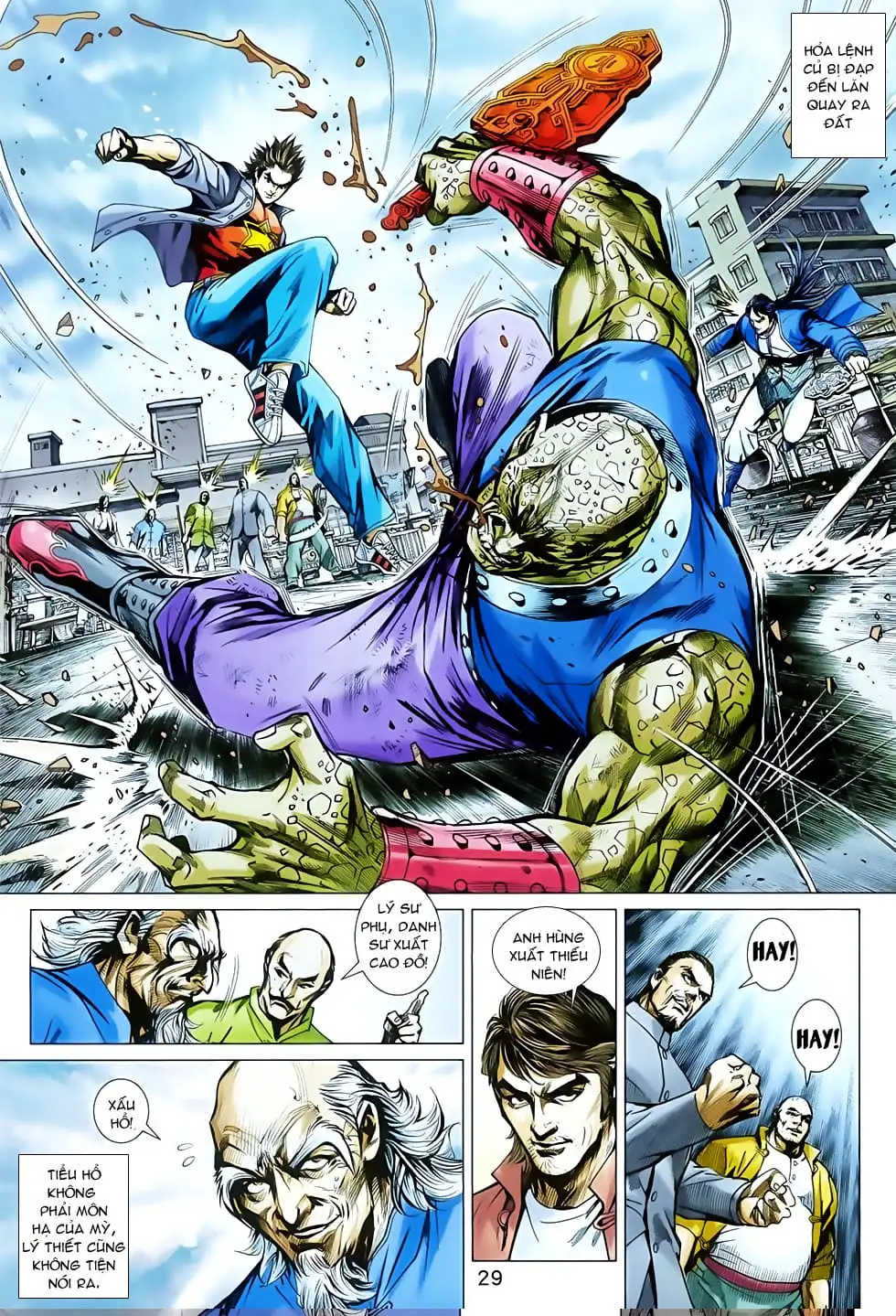 Truyện Tranh Tân Tác Long Hổ Môn trang 4