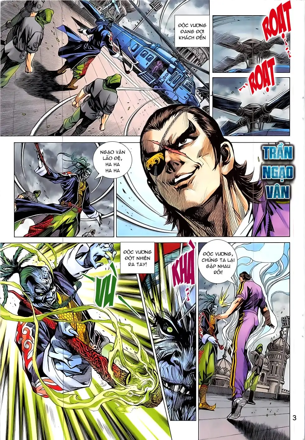 Truyện Tranh Tân Tác Long Hổ Môn trang 4