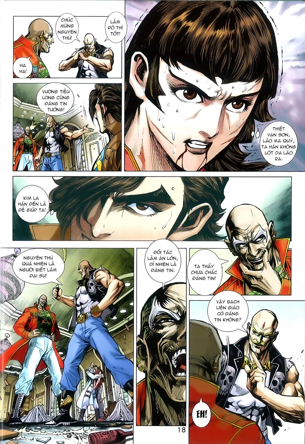 Truyện Tranh Tân Tác Long Hổ Môn trang 4