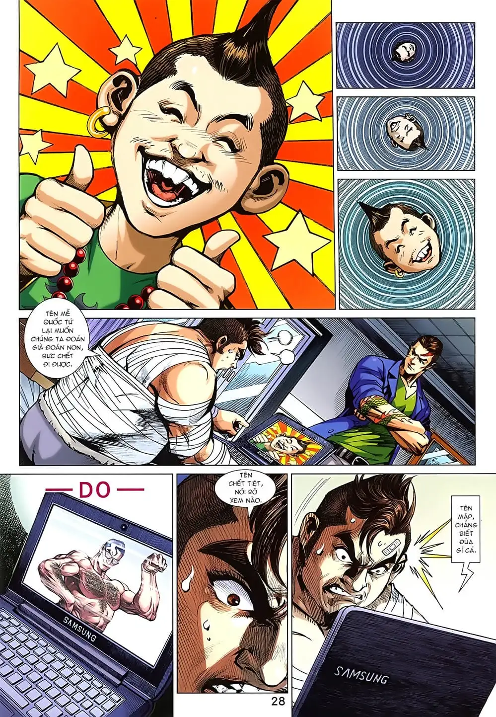 Truyện Tranh Tân Tác Long Hổ Môn trang 4