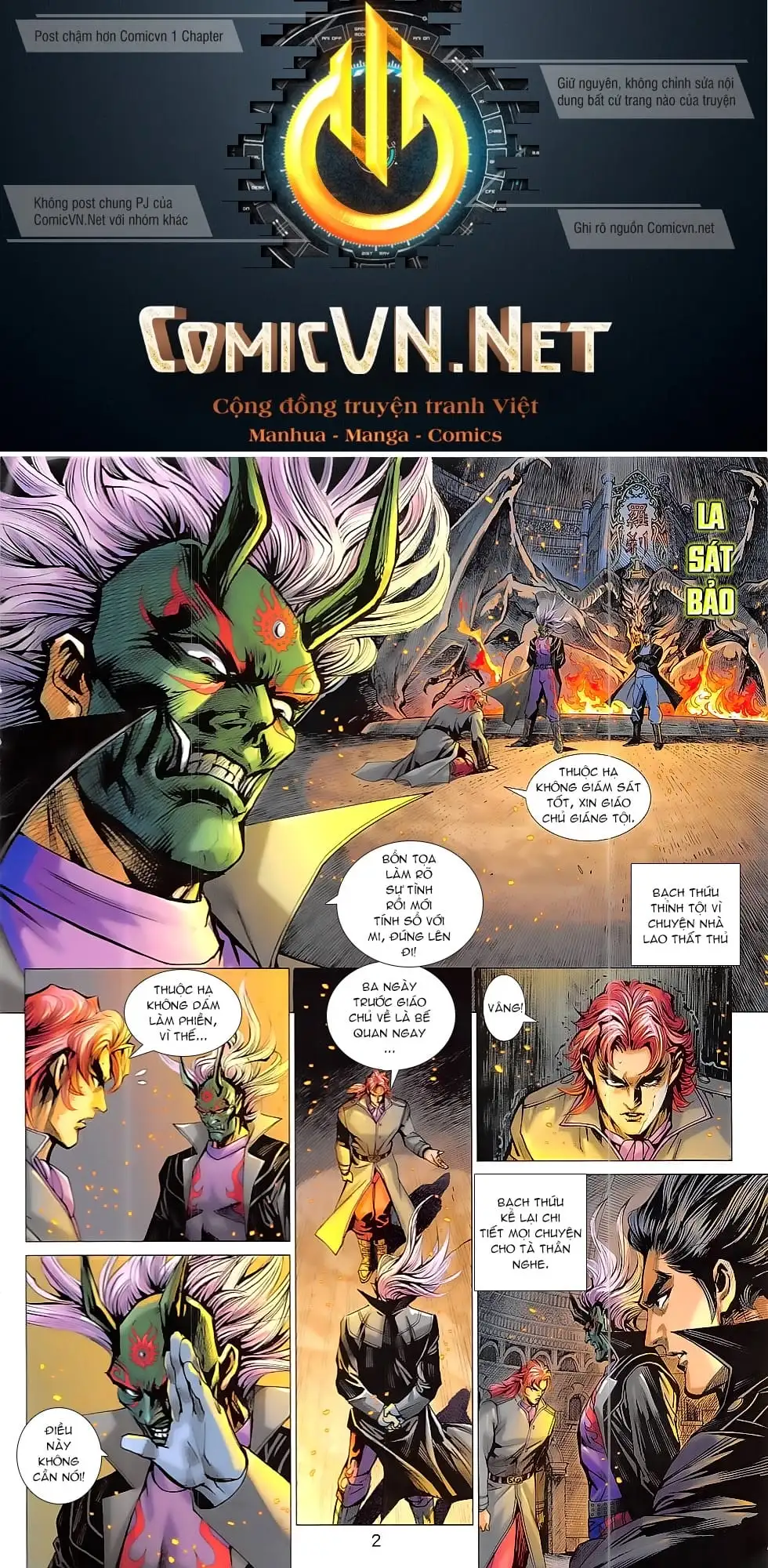 Truyện Tranh Tân Tác Long Hổ Môn trang 4