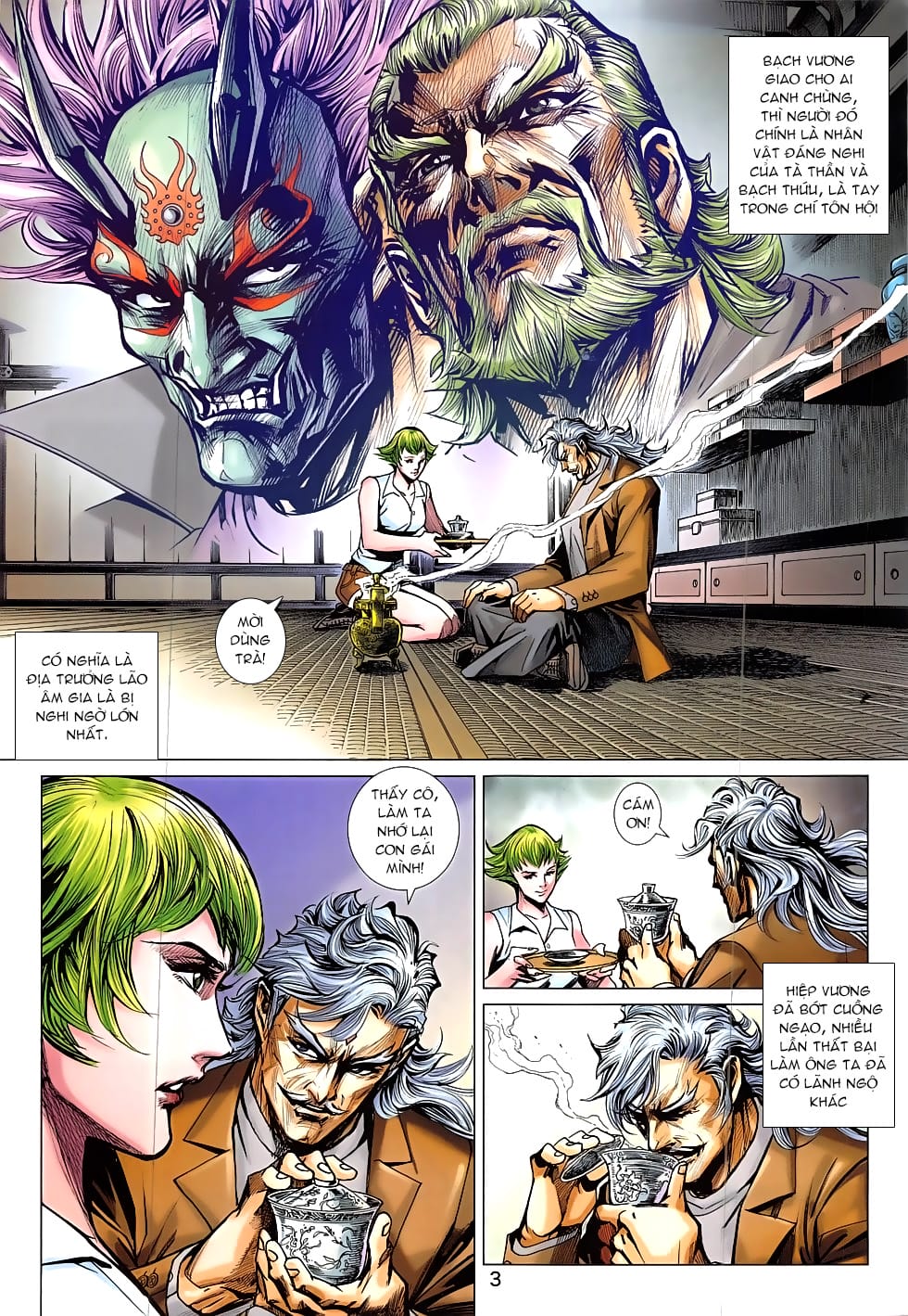 Truyện Tranh Tân Tác Long Hổ Môn trang 4