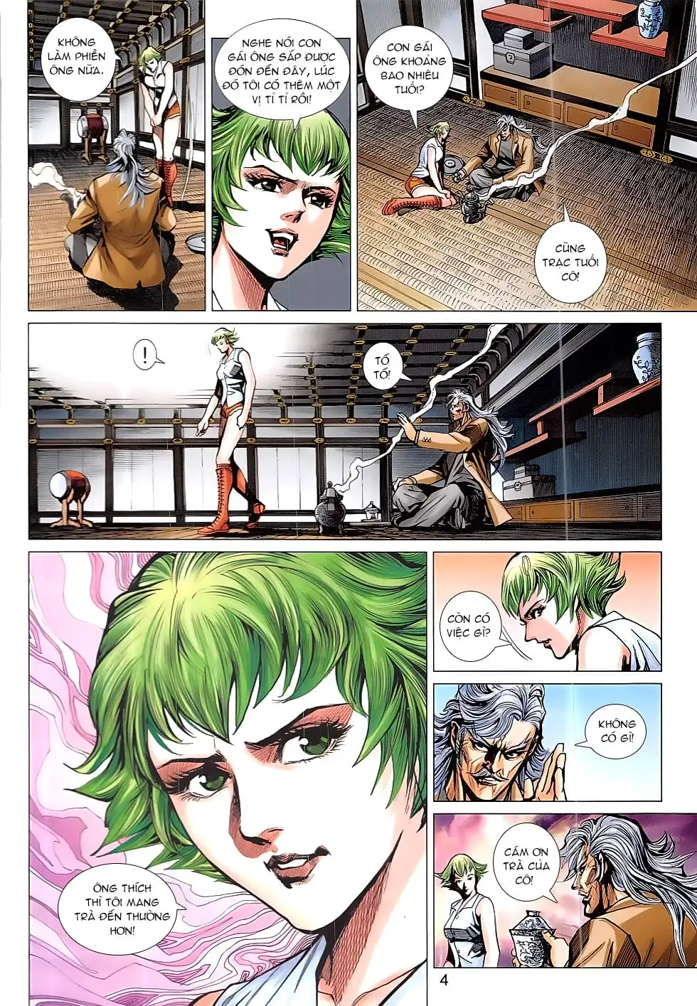 Truyện Tranh Tân Tác Long Hổ Môn trang 4