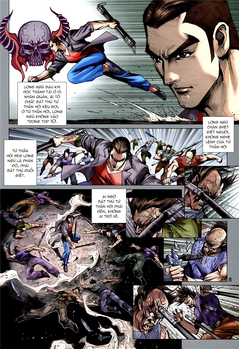 Truyện Tranh Tân Tác Long Hổ Môn trang 4