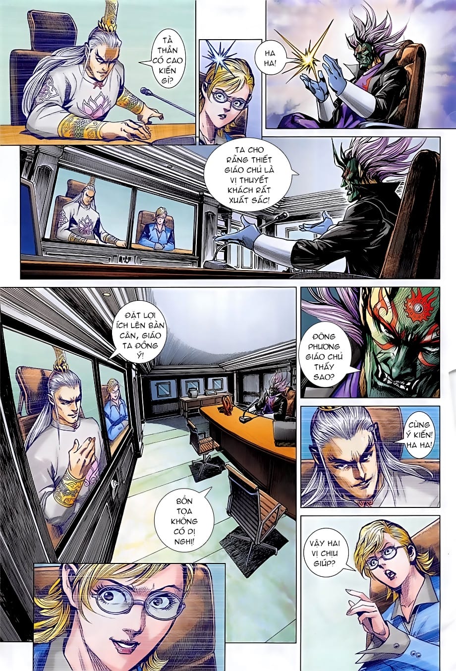 Truyện Tranh Tân Tác Long Hổ Môn trang 4