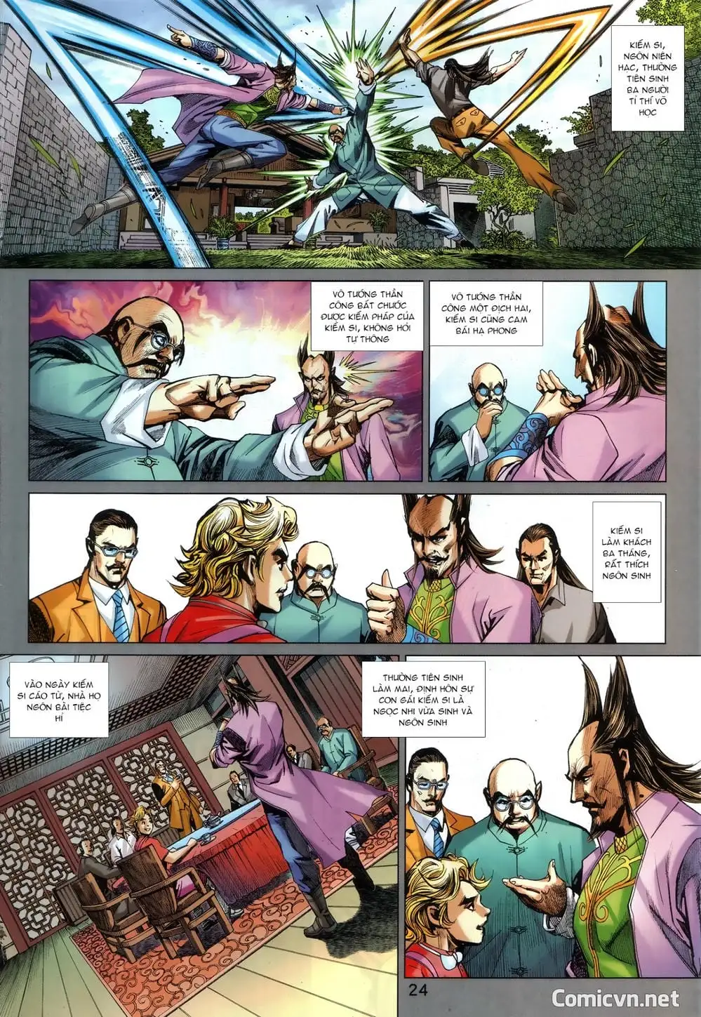 Truyện Tranh Tân Tác Long Hổ Môn trang 4