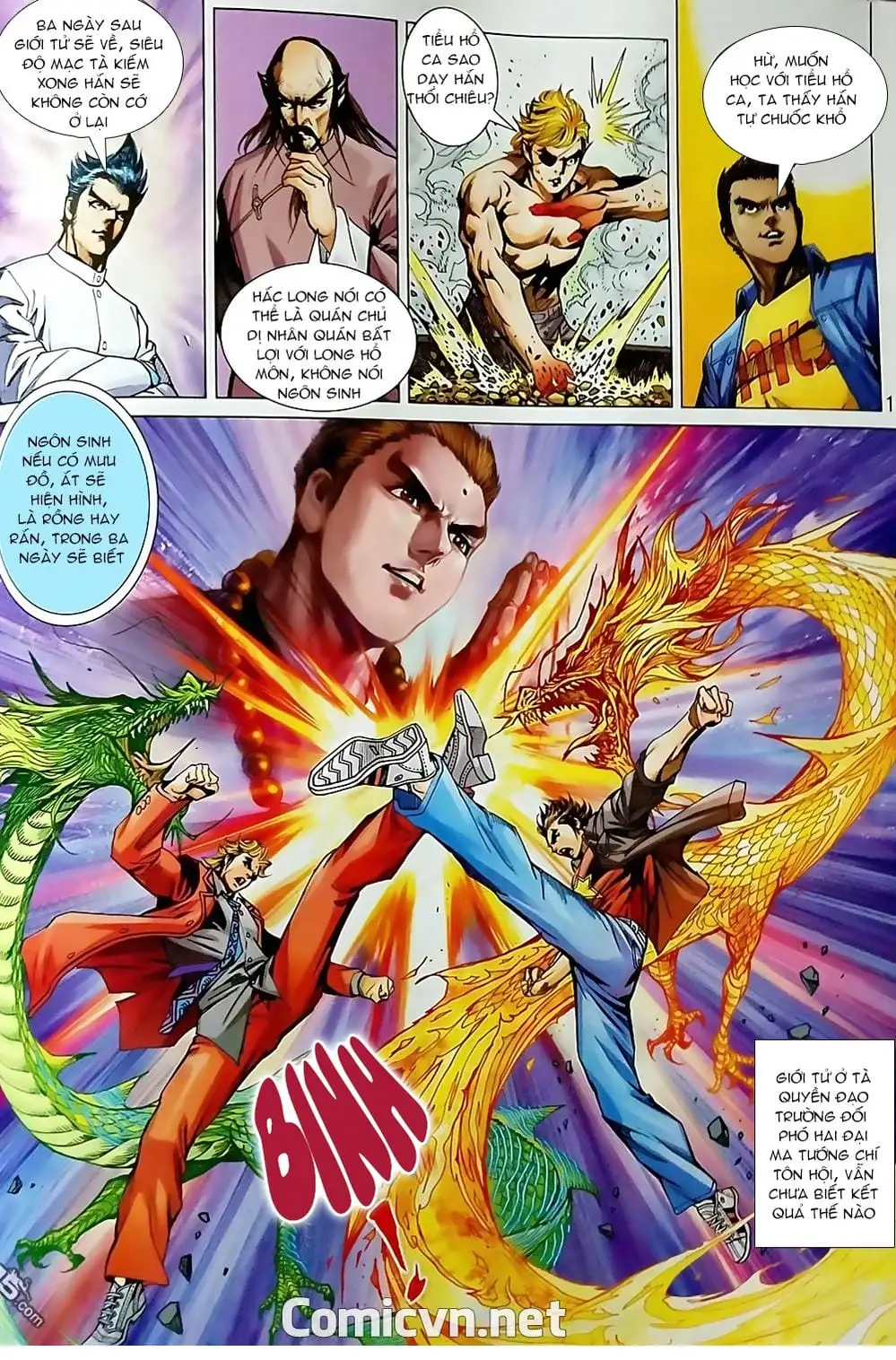 Truyện Tranh Tân Tác Long Hổ Môn trang 4
