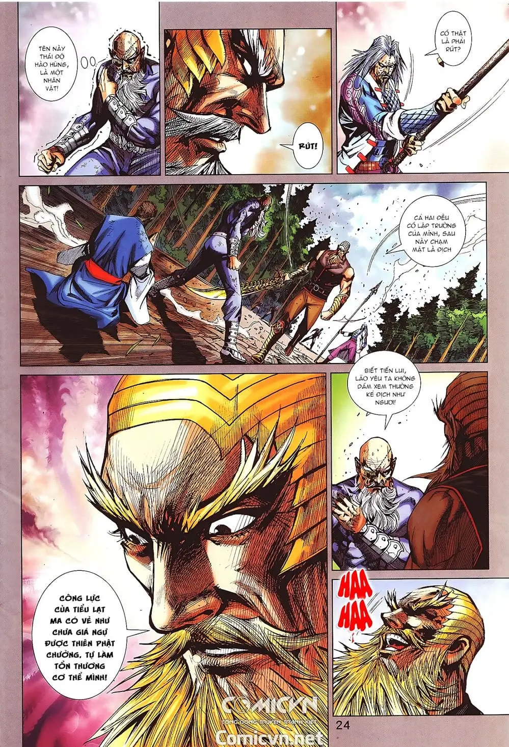 Truyện Tranh Tân Tác Long Hổ Môn trang 4