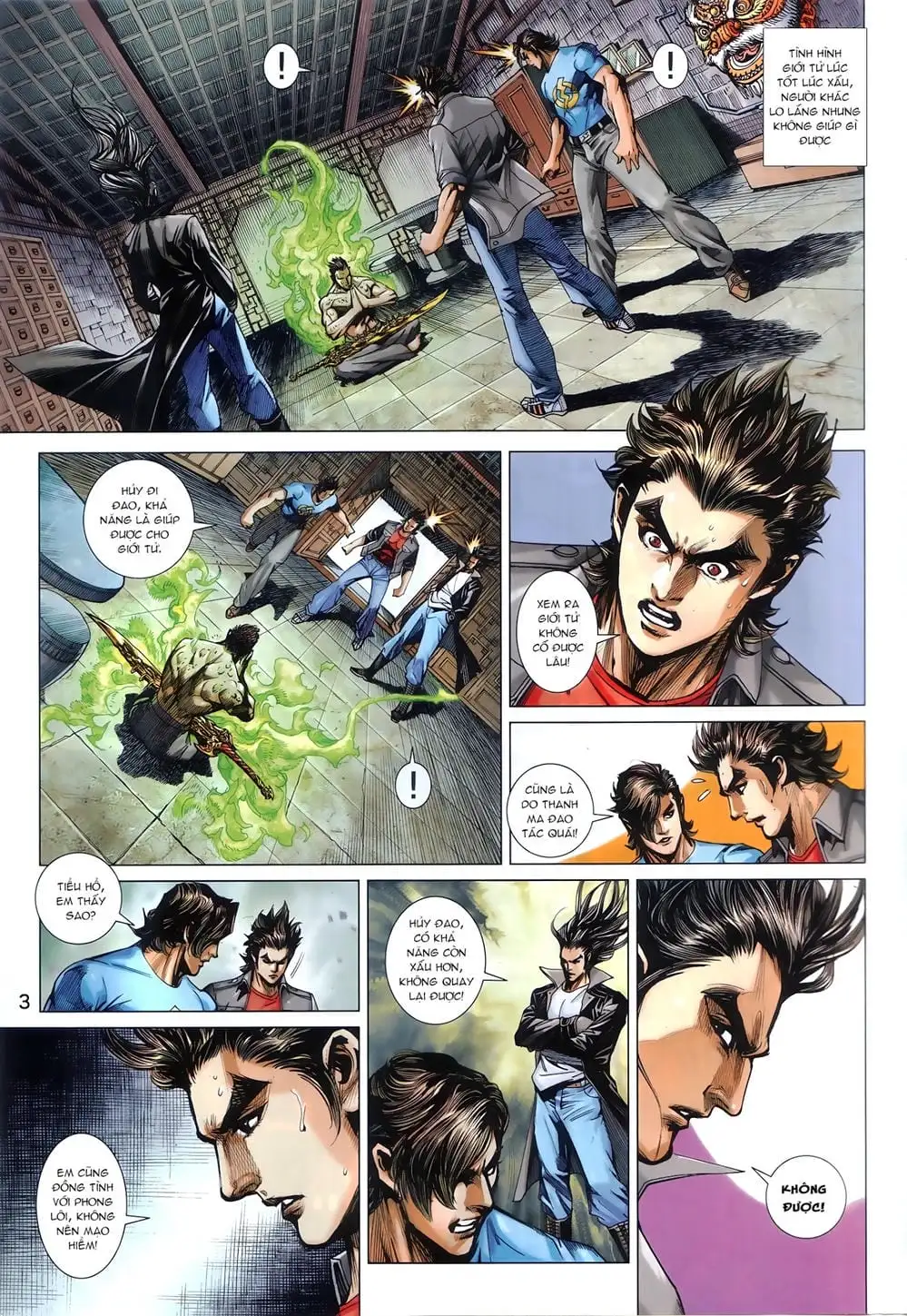 Truyện Tranh Tân Tác Long Hổ Môn trang 4